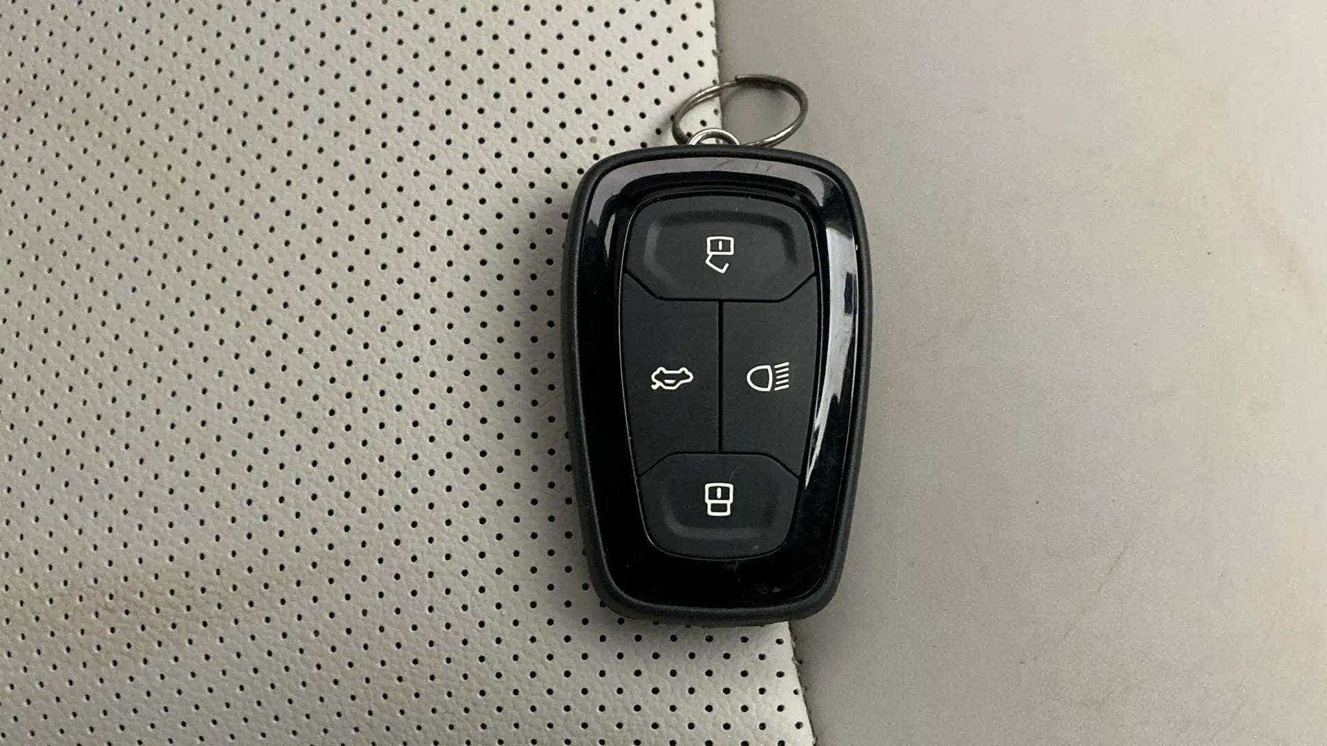 Car key fob of a Tata Nexon