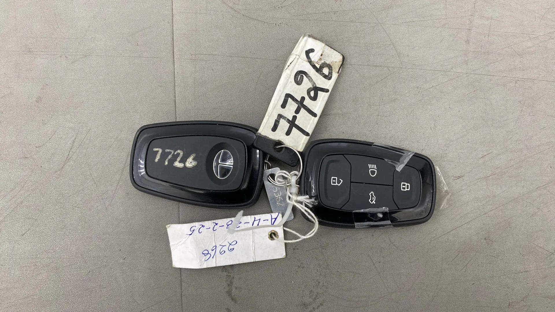 Car key fobs of a Tata Nexon 2017-2023