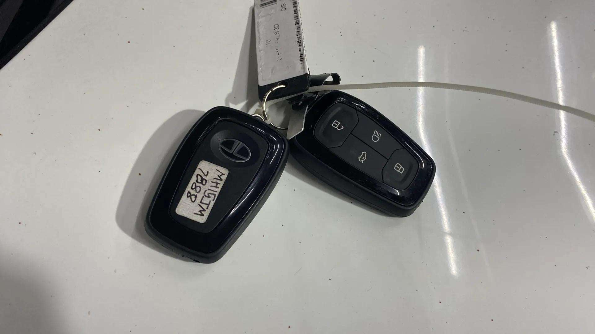 Car key fobs of a Tata Nexon 2017-2023