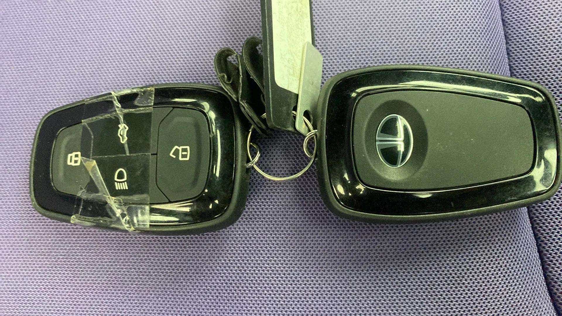 Car key fob of a Tata Nexon 2017-2023