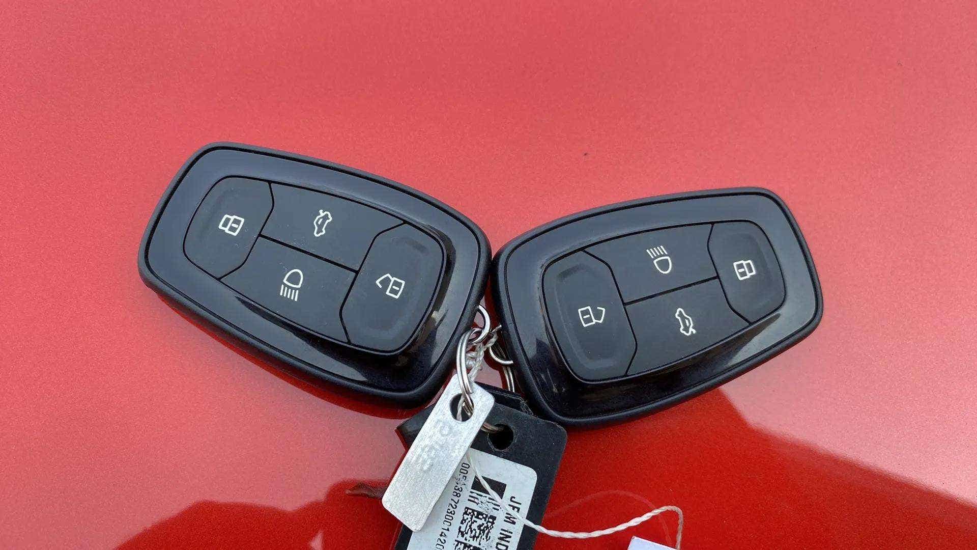 Key fobs on a Tata Nexon 2017-2023