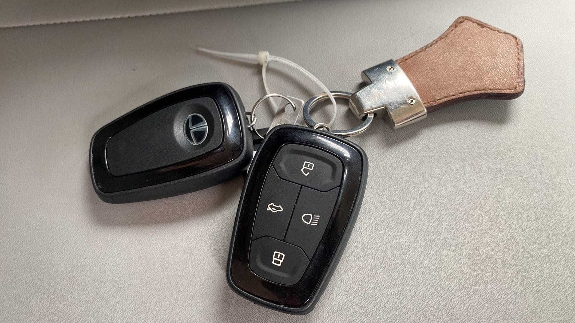Key fob close-up of a Tata Nexon 2017-2023