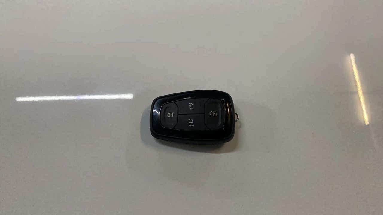 Car key fob of a Tata Nexon