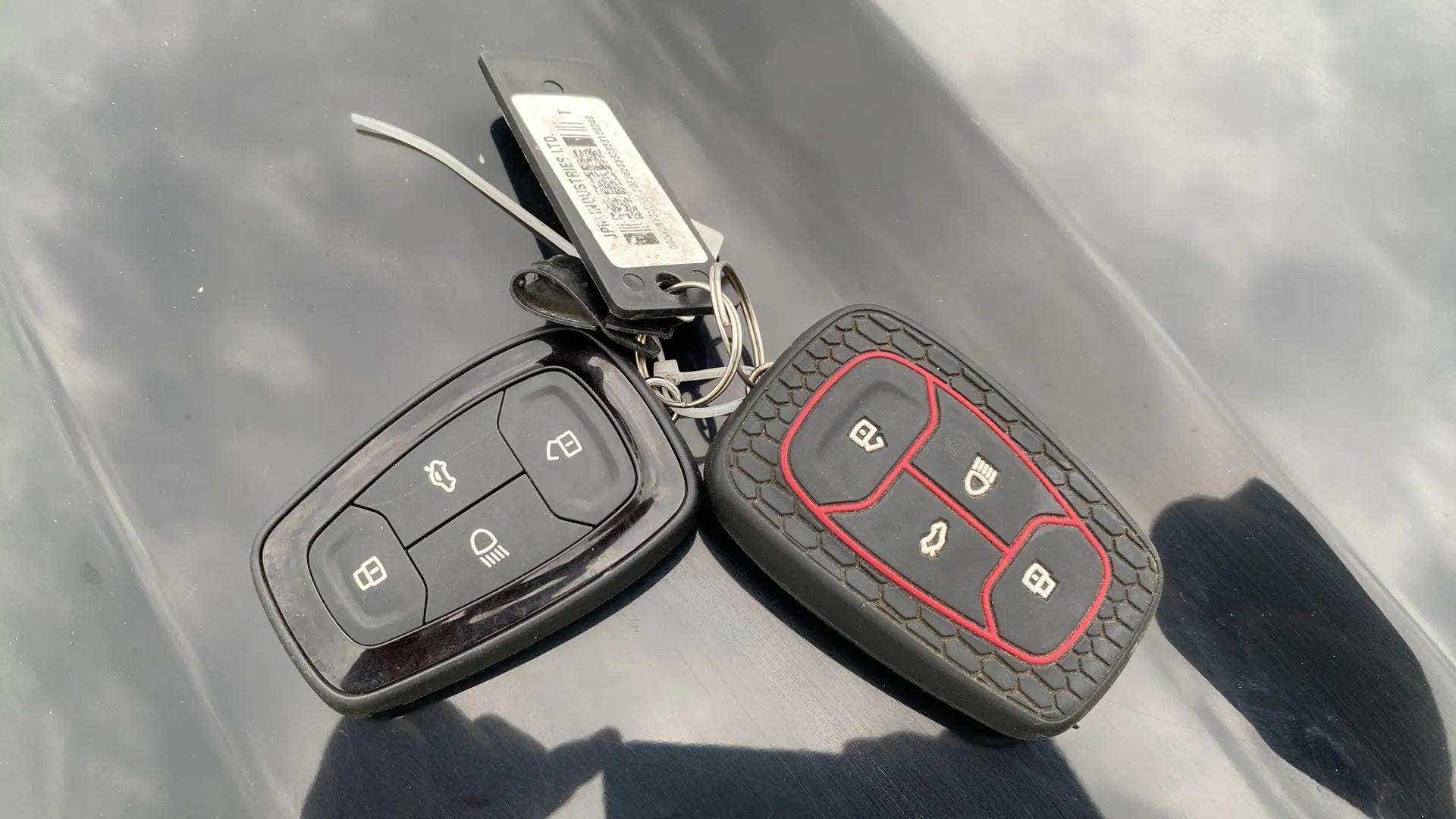 Car key fobs of a Tata Nexon 2017-2023