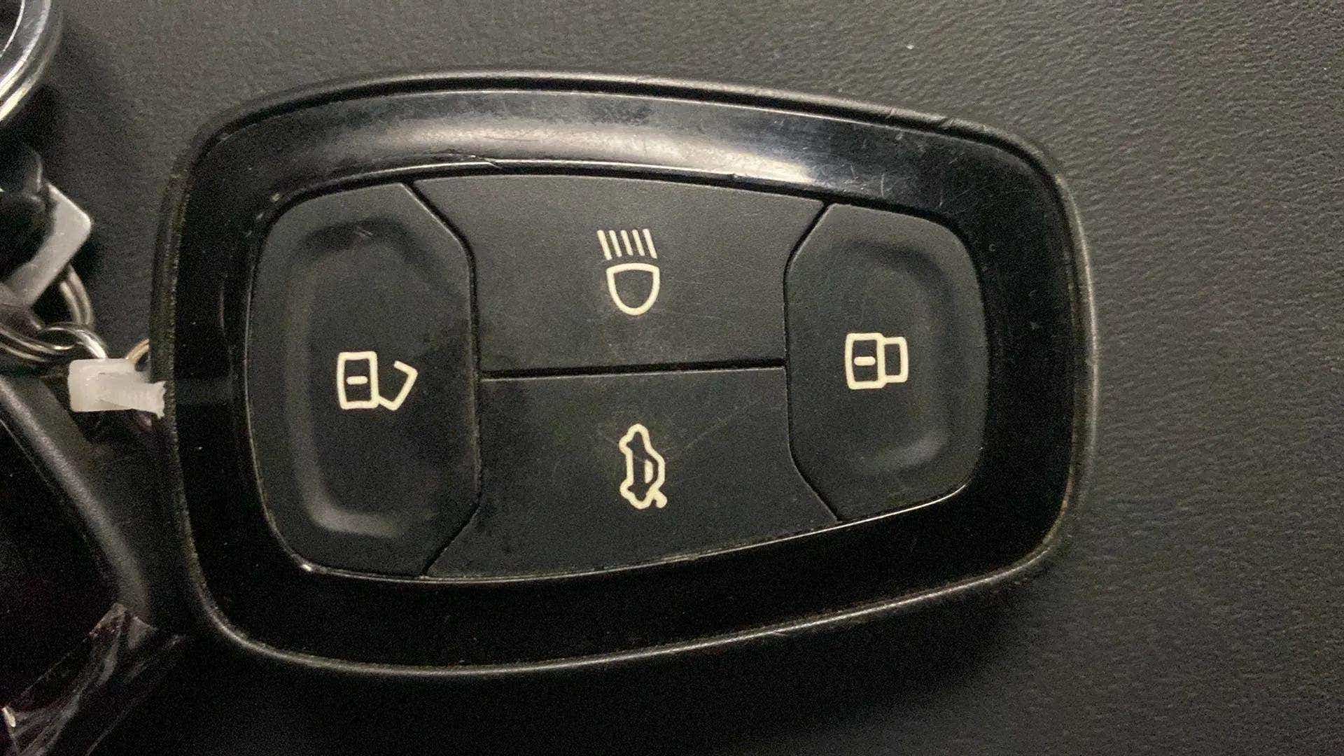 Car key fob with control buttons of a Tata Nexon 2017-2023