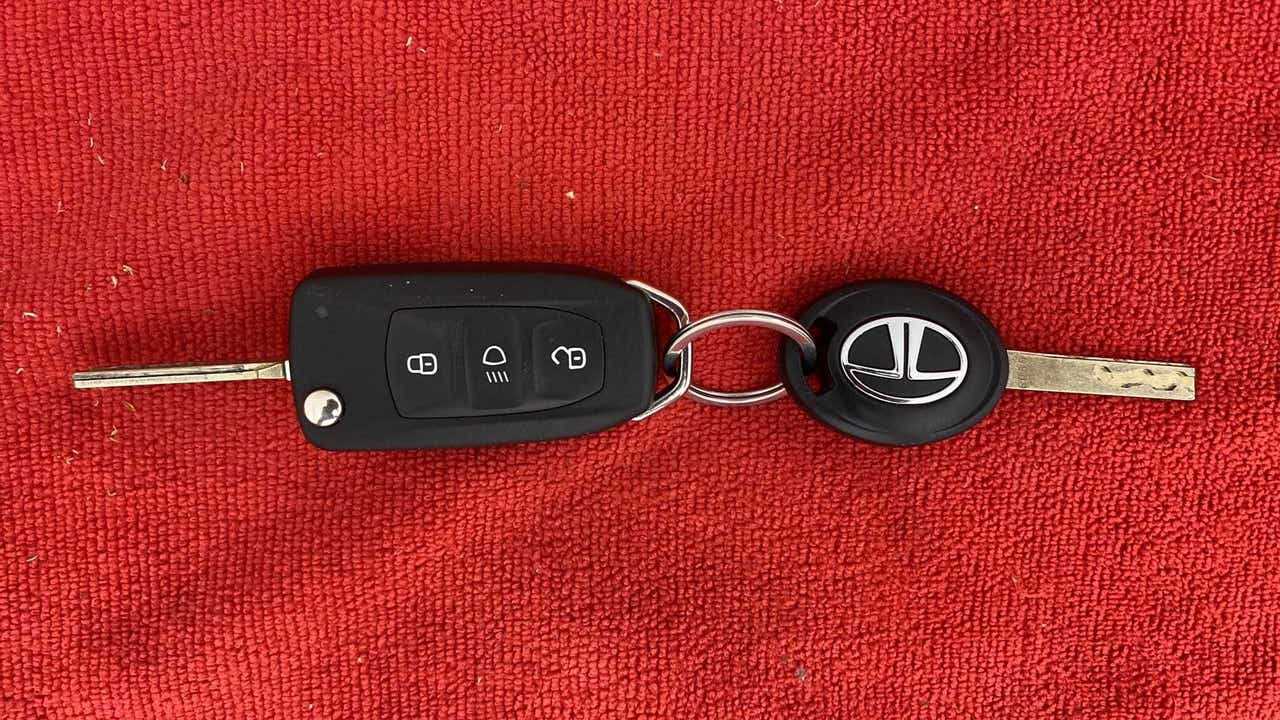 Car key of a Tata Nexon 2017-2023