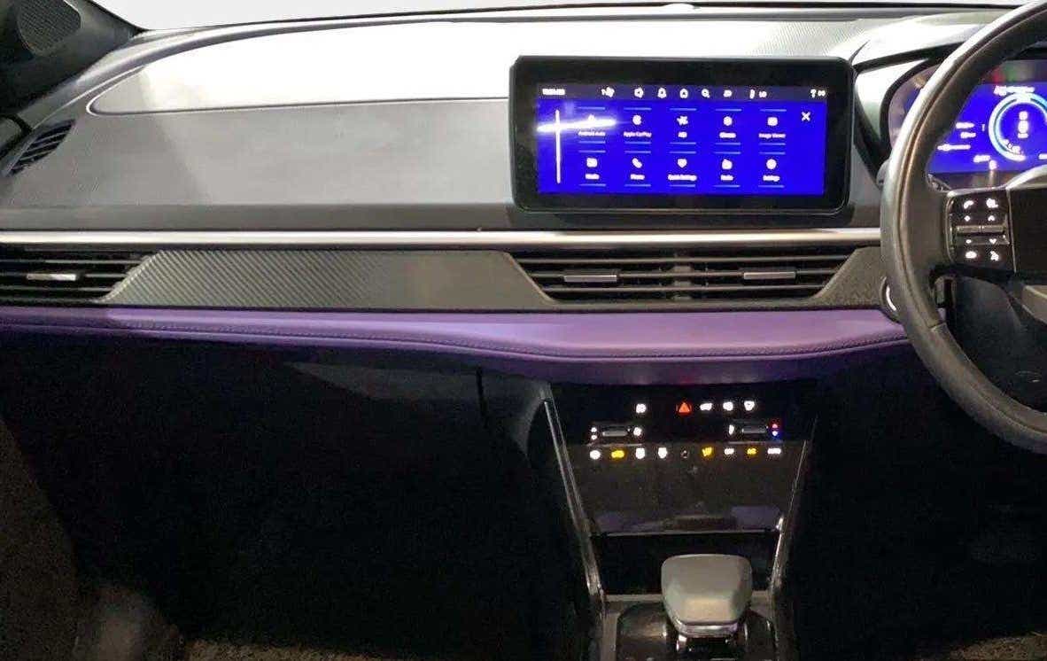 Interior dashboard of a Tata Nexon 2017-2023