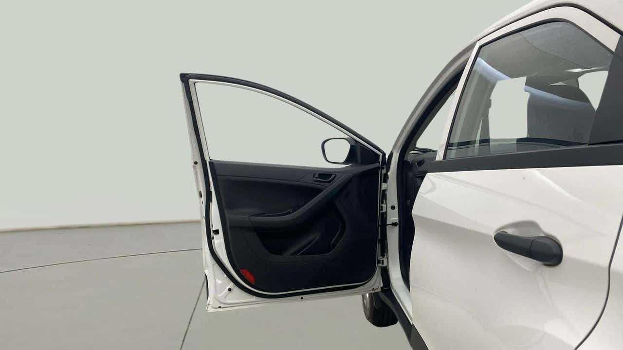 Open front door view of a Tata Nexon