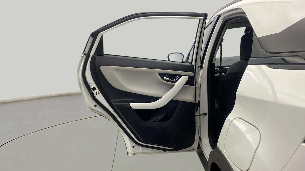 Rear left door interior of a Tata Nexon