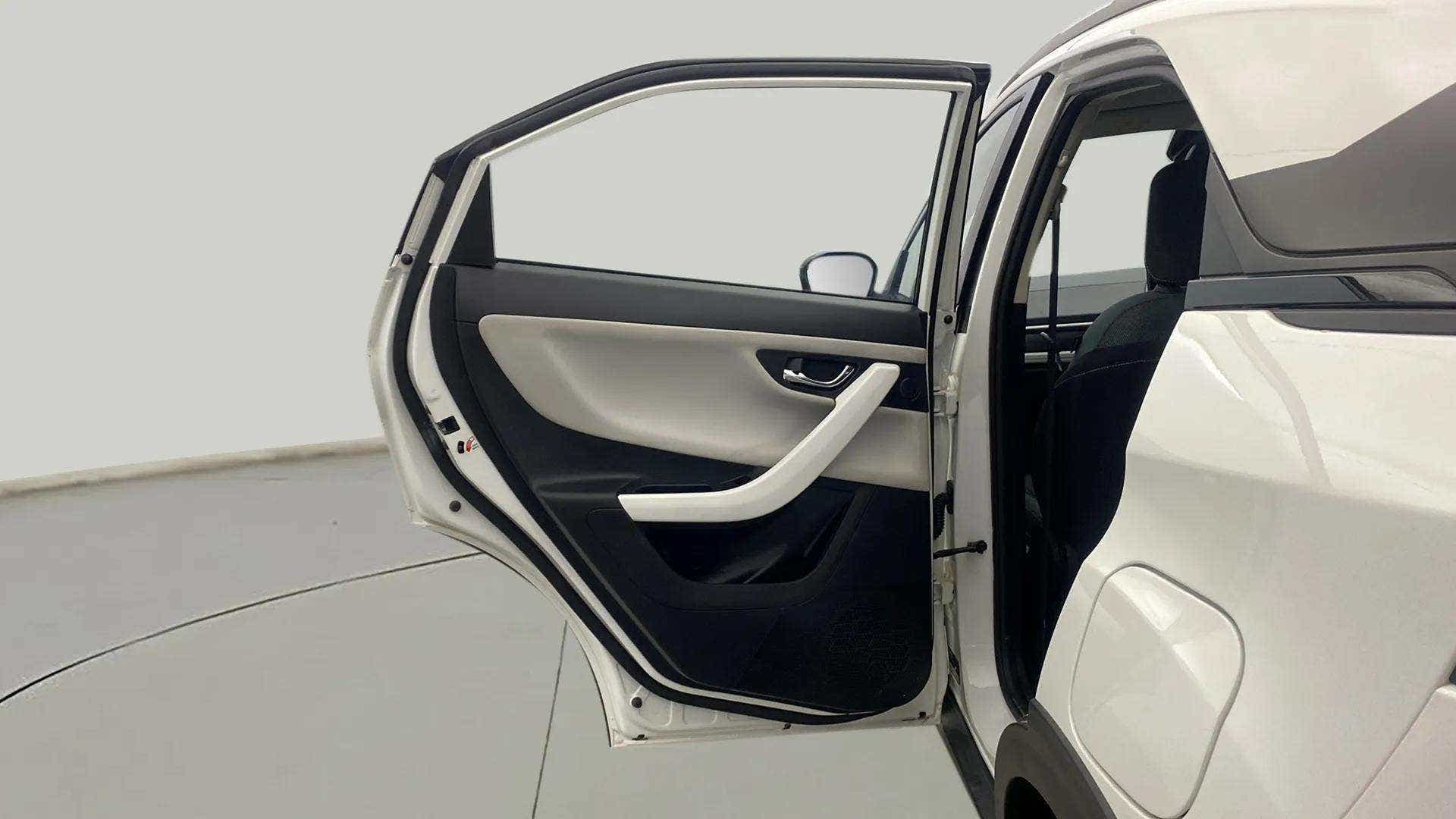 Rear left door interior of a Tata Nexon