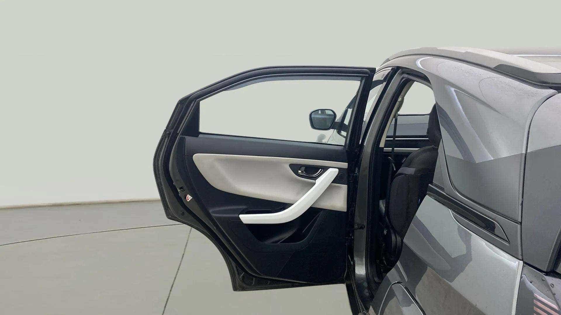 Rear door area of a Tata Nexon