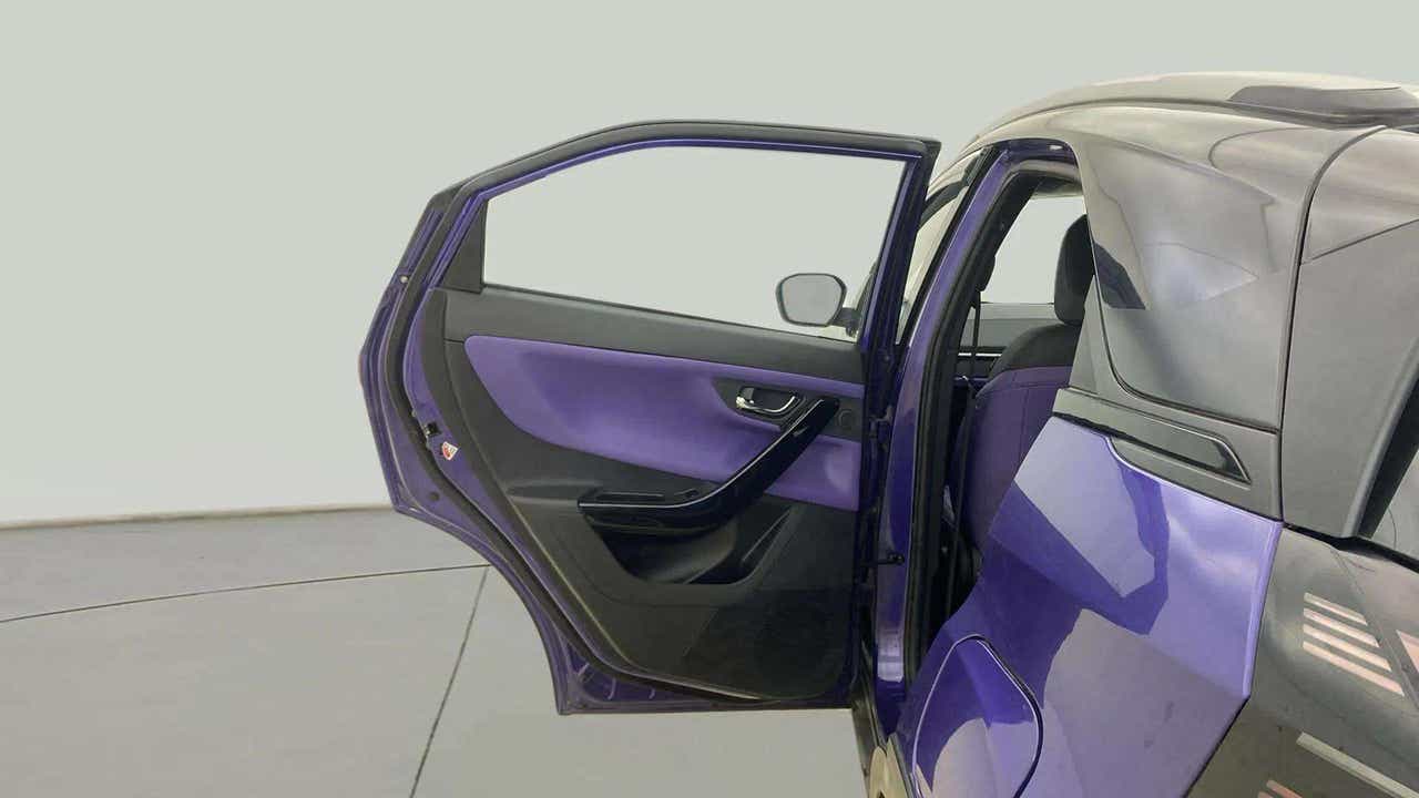 Rear door and side view of a Tata Nexon