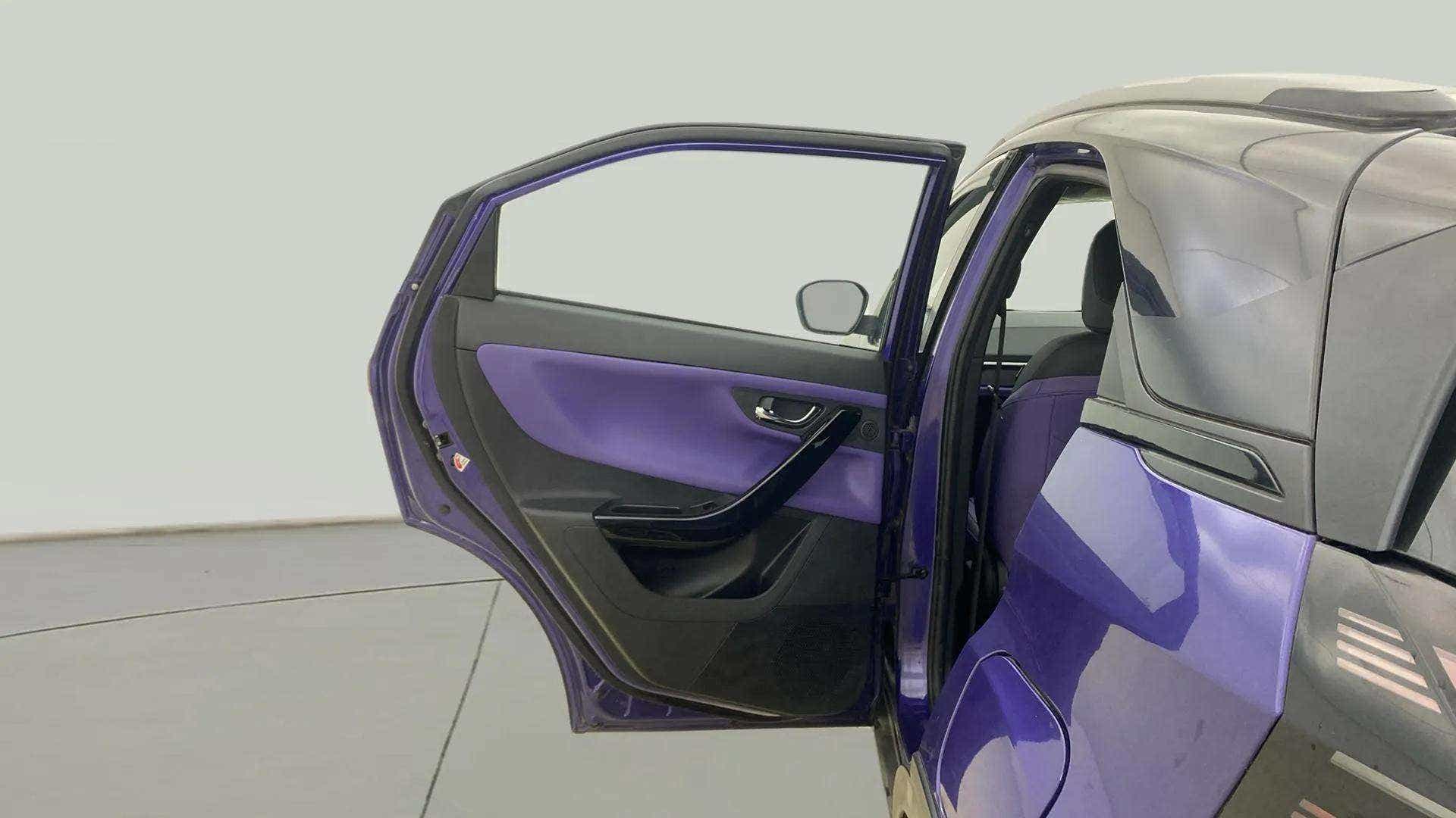 Rear door and side view of a Tata Nexon