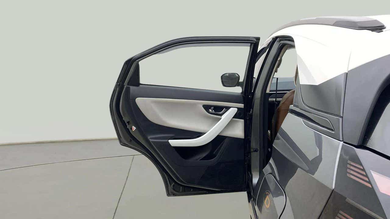 Rear door view of a Tata Nexon