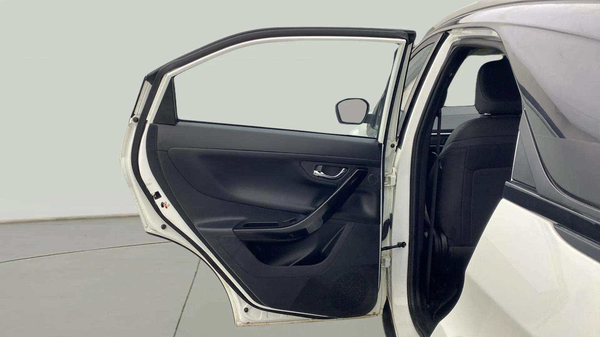 Rear left door interior of a Tata Nexon