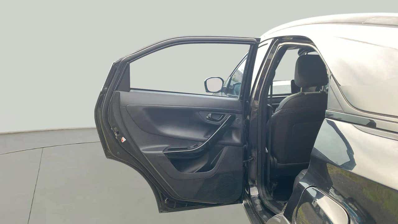 Rear left door and interior of a Tata Nexon