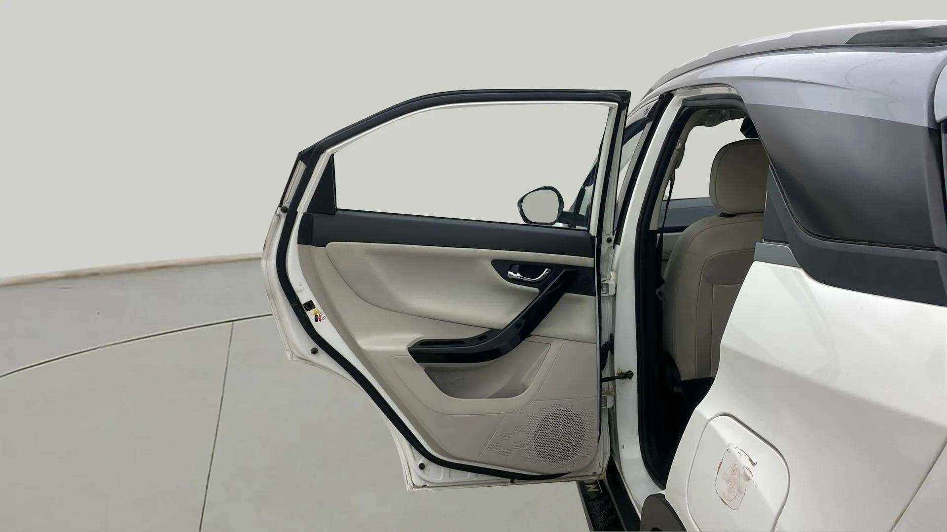 Rear door and interior view of a Tata Nexon 2017-2023