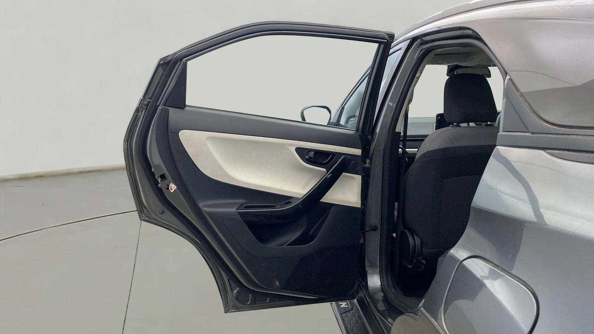 Rear left door interior of a Tata Nexon