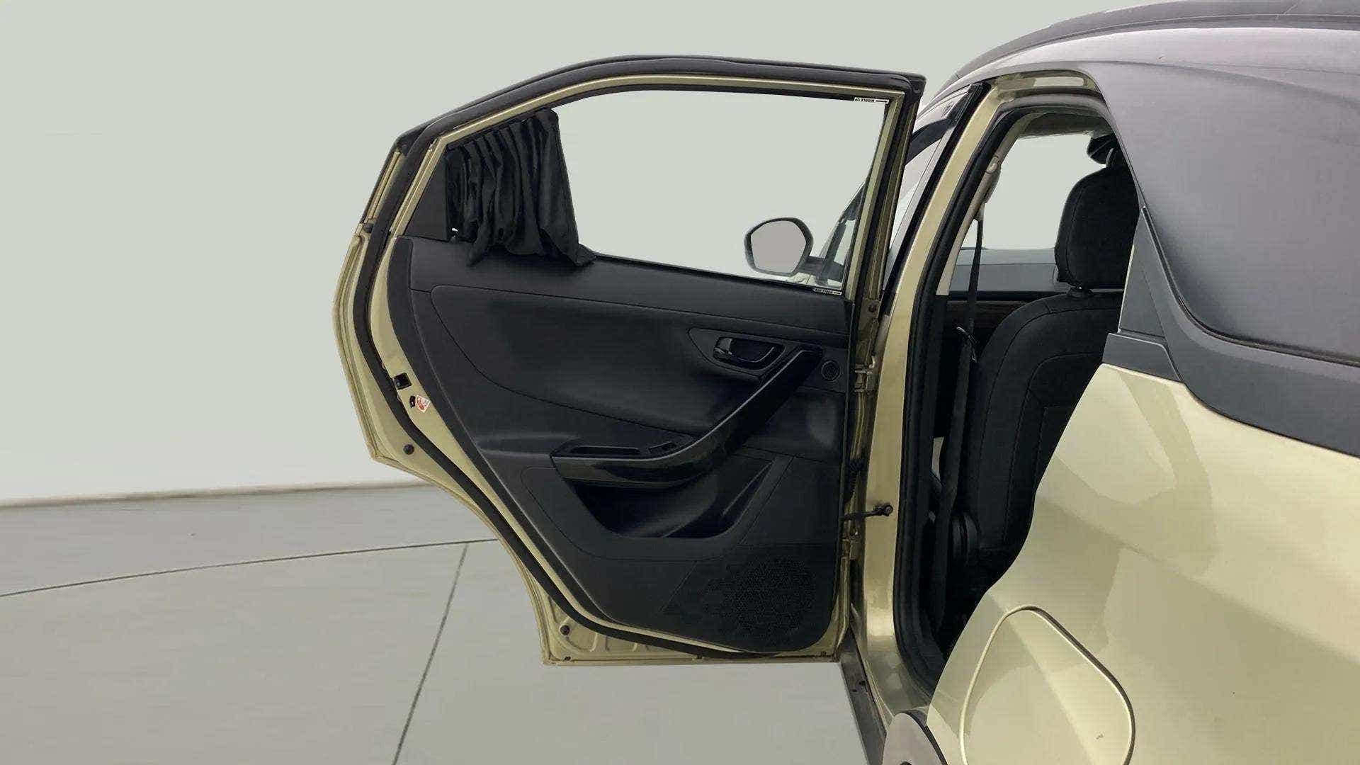 Rear door open view of a Tata Nexon 2017-2023