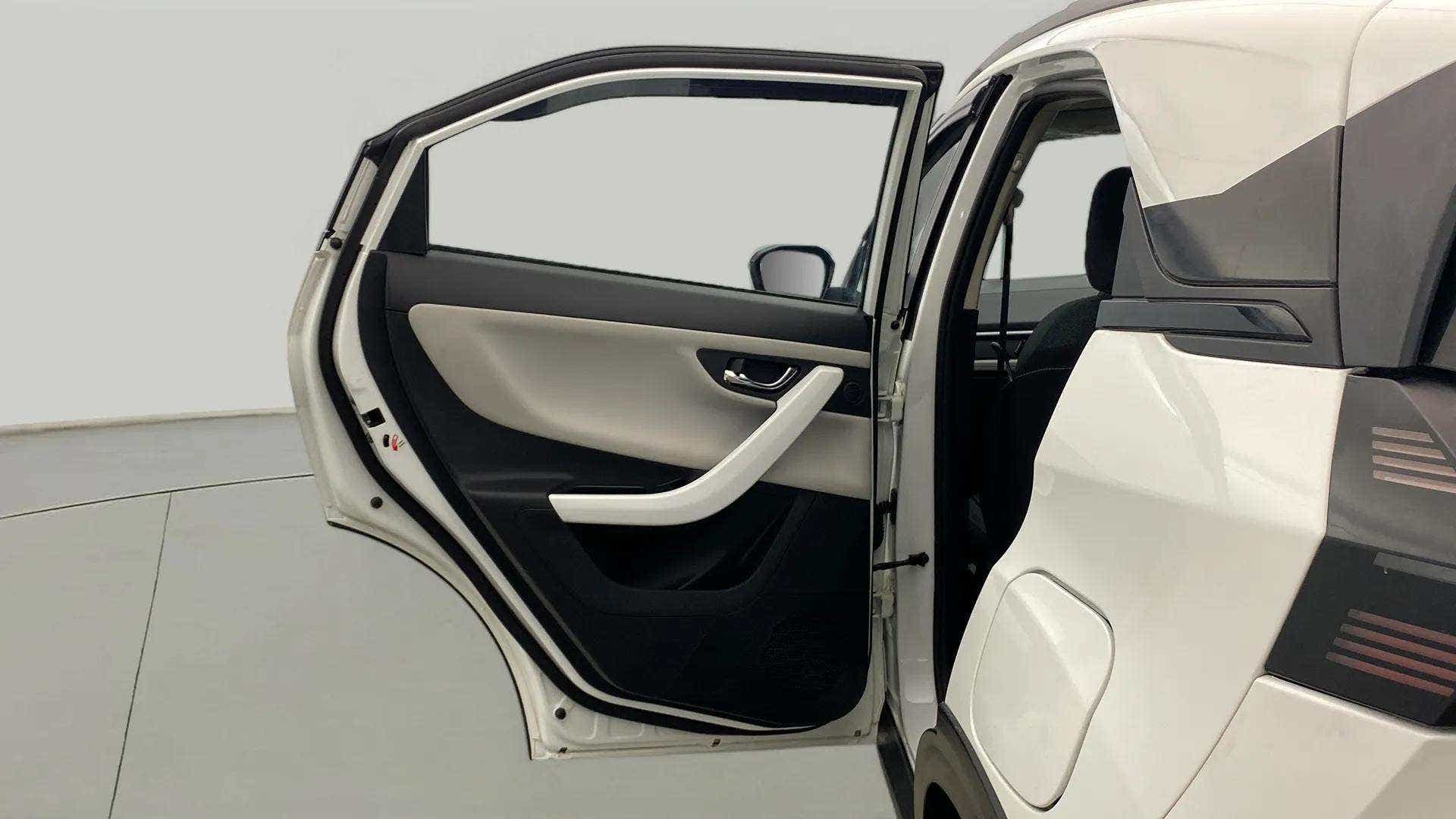 Rear door interior of a Tata Nexon
