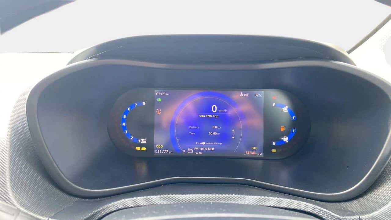 Instrument cluster of a Tata Nexon
