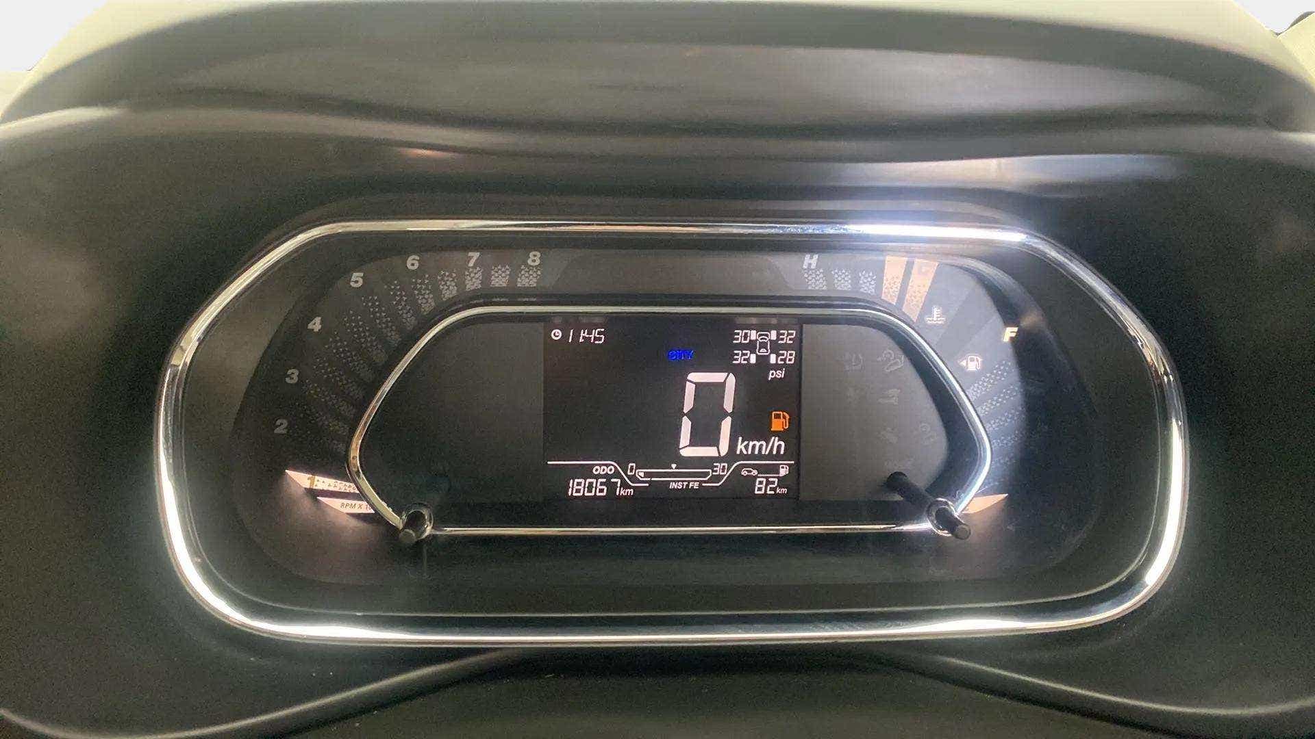 Instrument cluster of a Tata Nexon 2017-2023