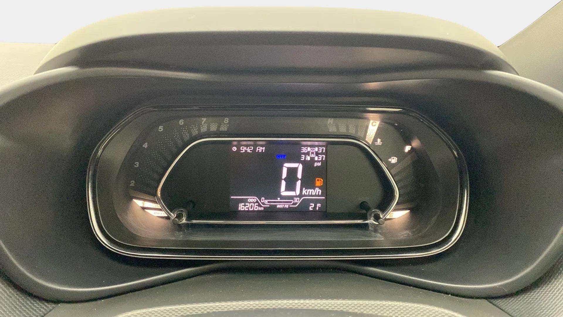 Instrument cluster of a Tata Nexon 2017-2023