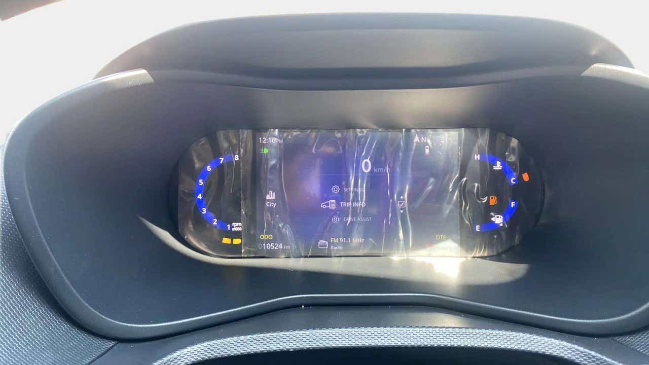 Instrument cluster of a Tata Nexon