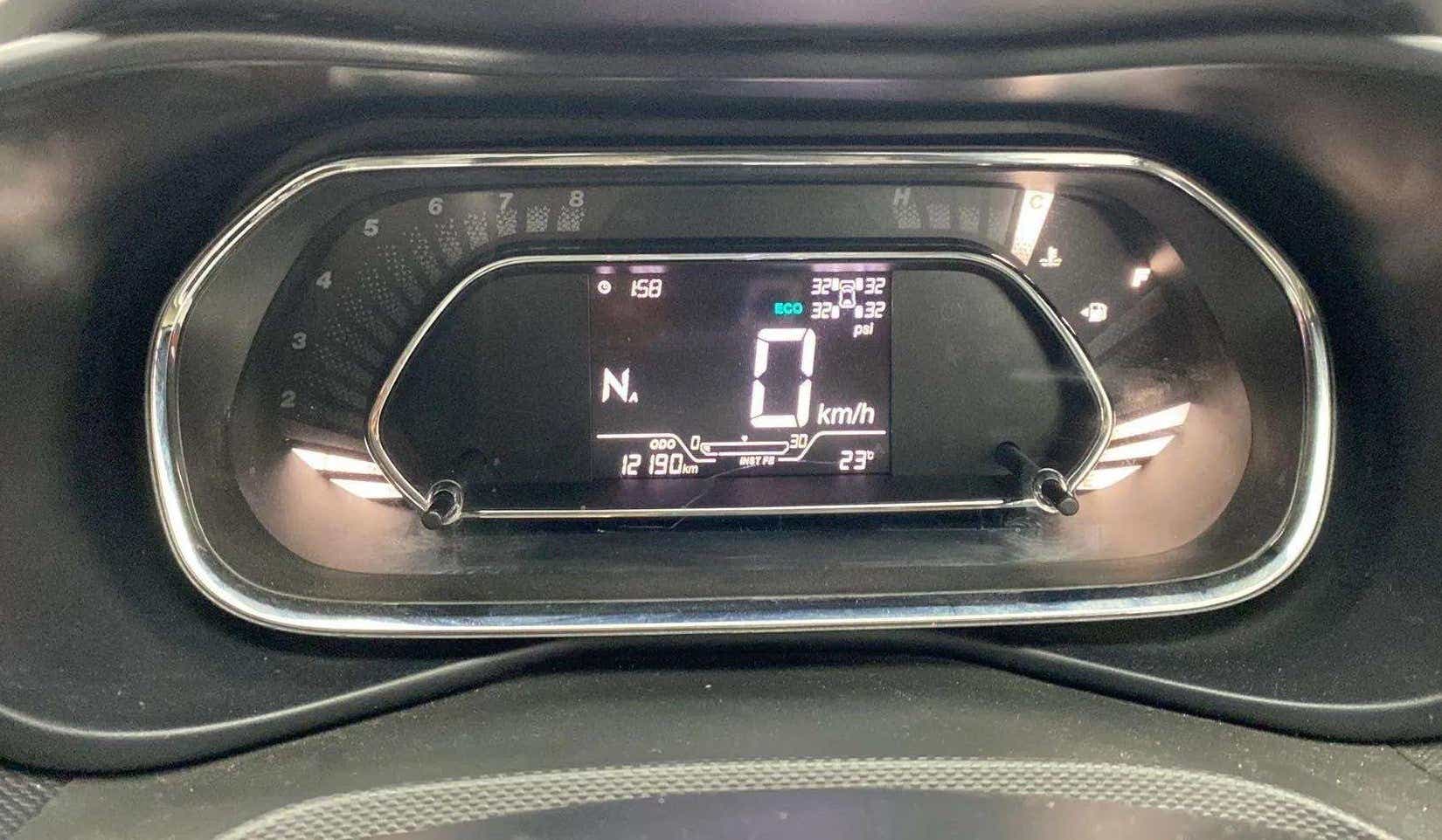 Instrument cluster of a Tata Nexon 2017-2023