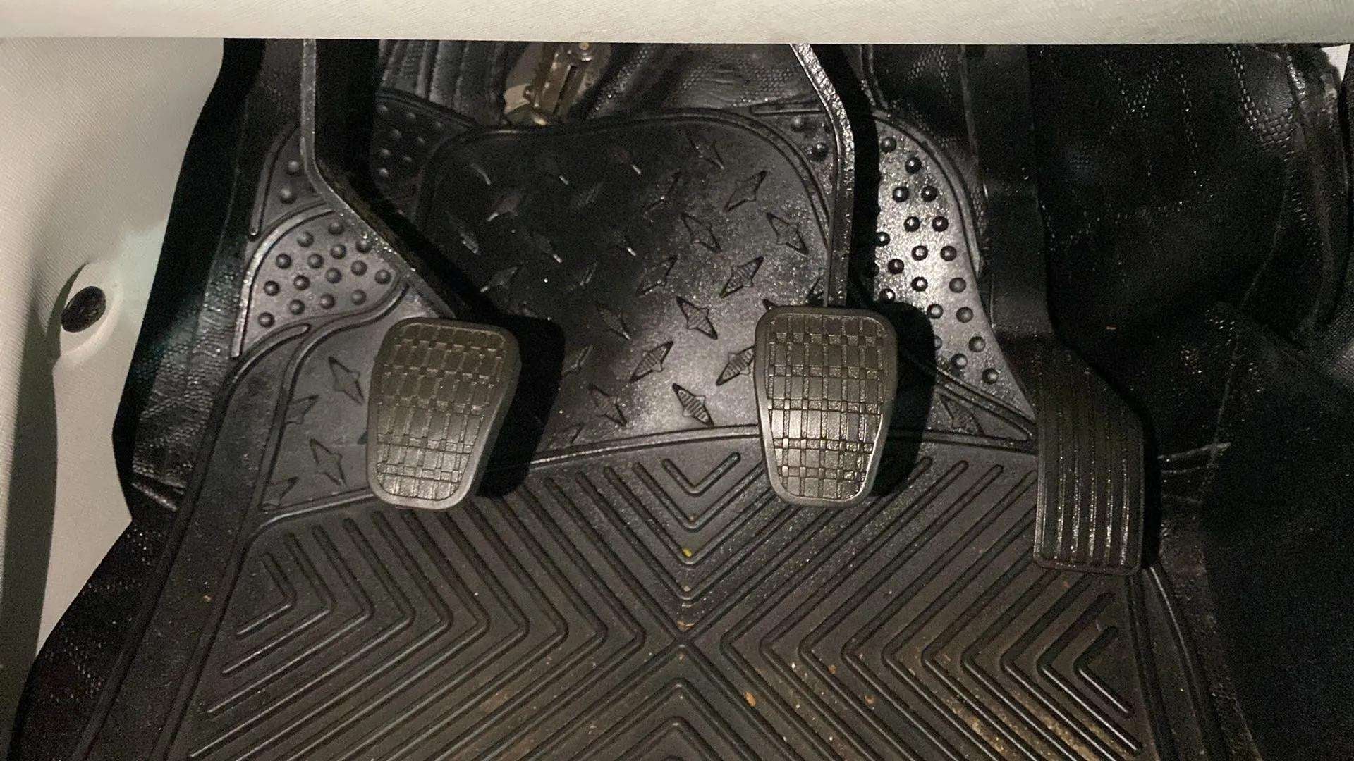 Foot pedal area of a Tata Nexon 2017-2023