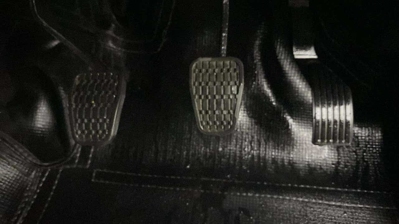 Pedals area of a Tata Nexon