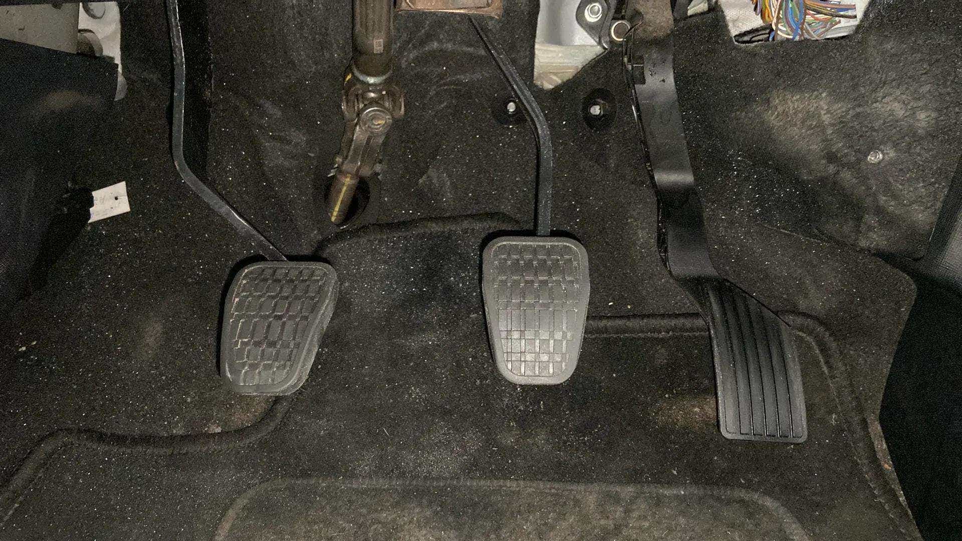 Pedal box view of a Tata Nexon 2017-2023