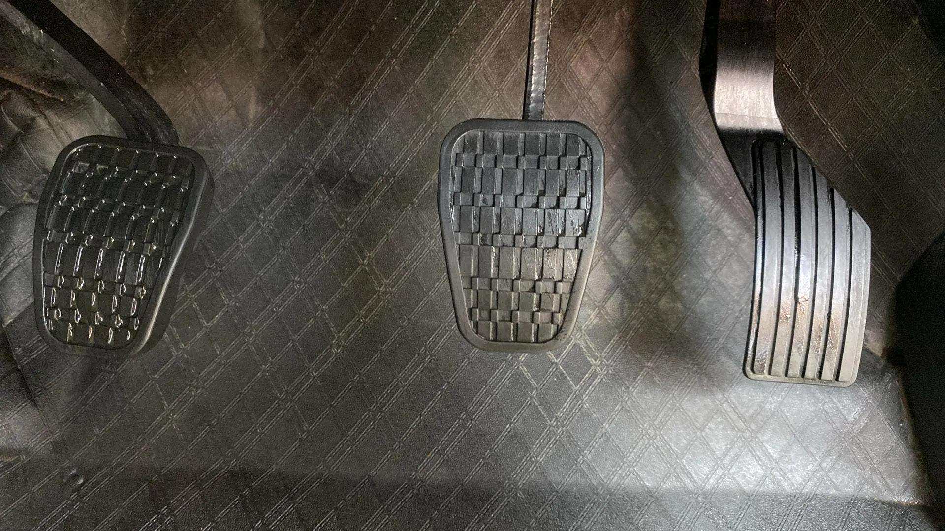 Pedal area of a Tata Nexon 2017-2023