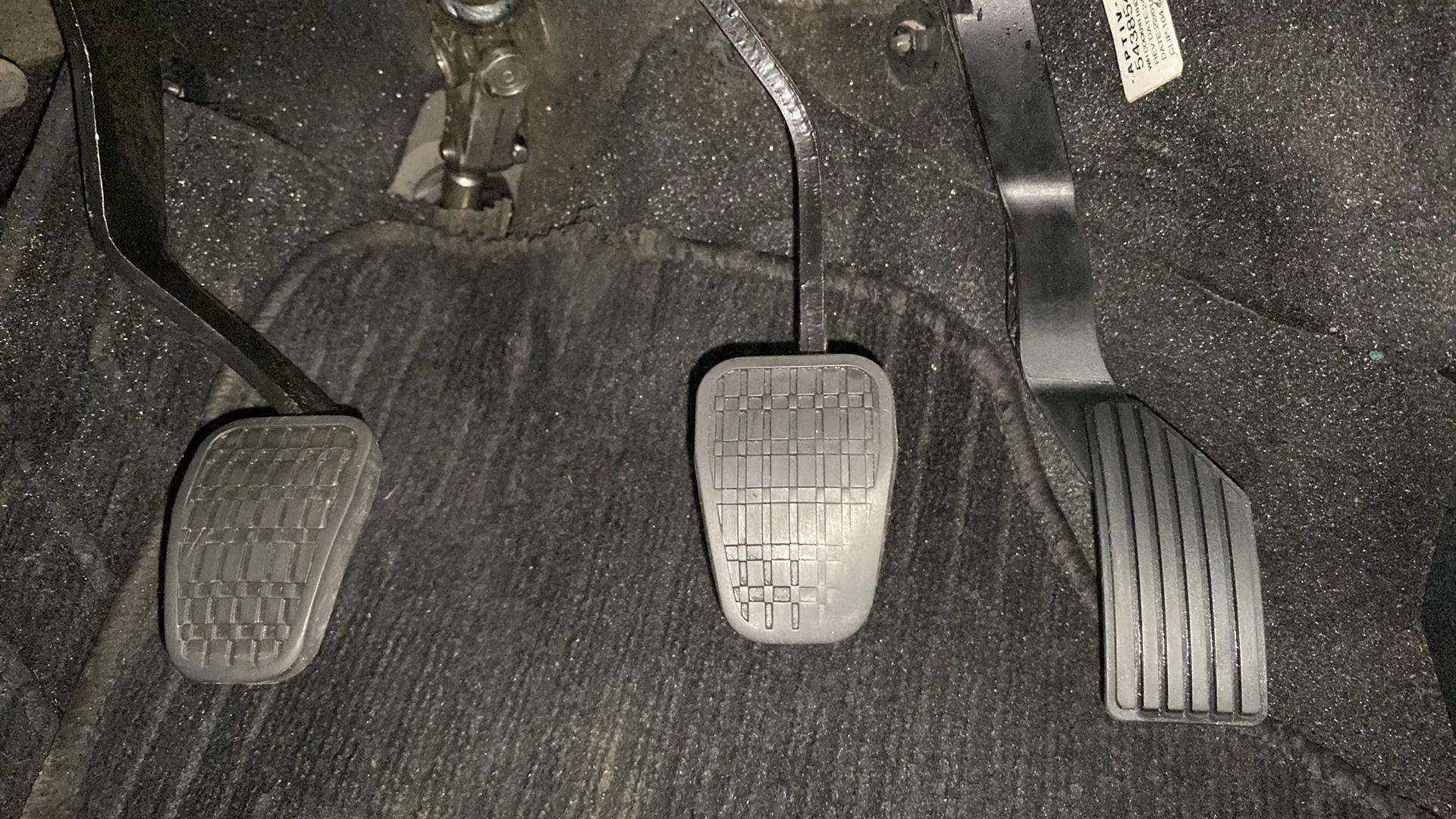 Foot pedals of a Tata Nexon 2017-2023