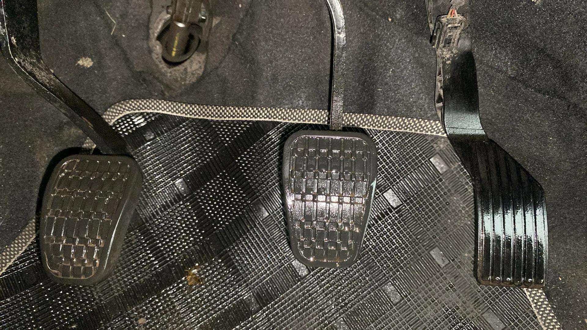 Footwell pedals view of a Tata Nexon 2017-2023