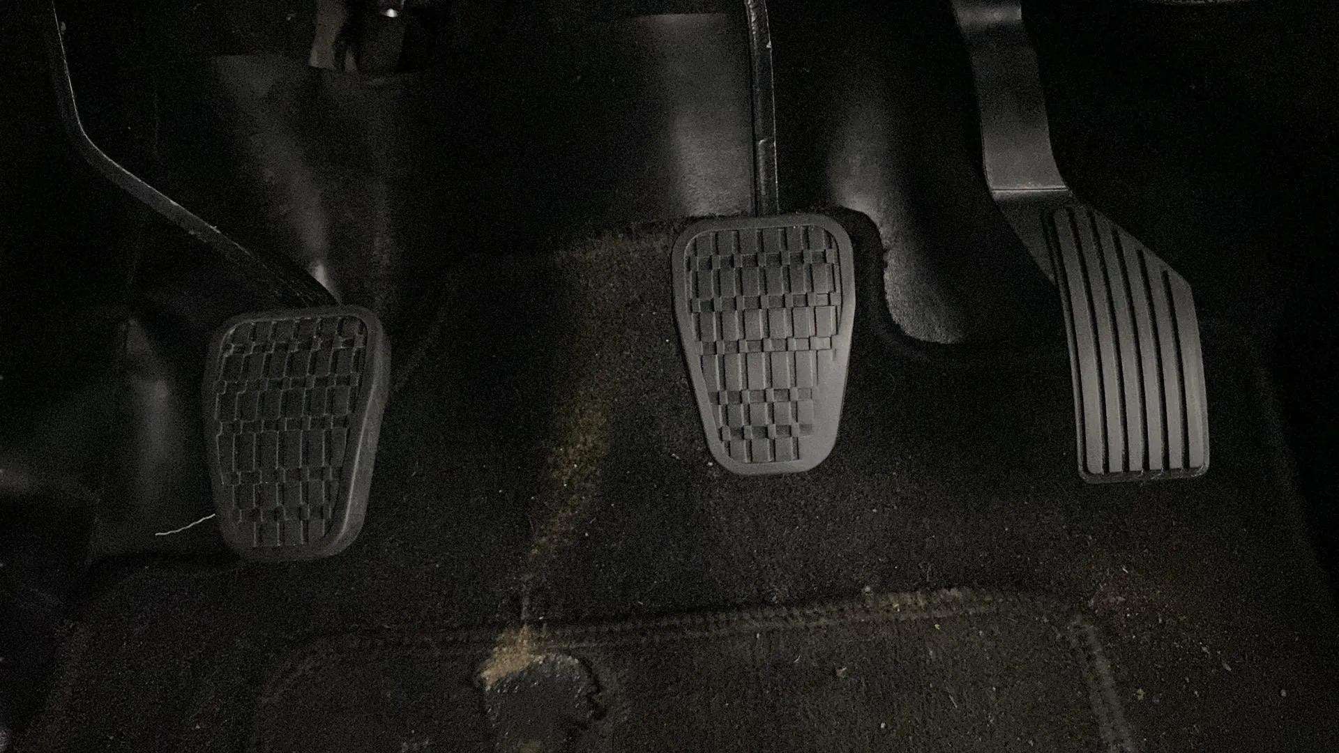 Pedal area of a Tata Nexon 2017-2023