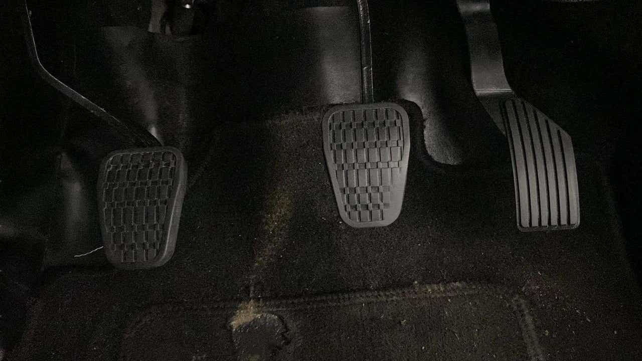 Pedal area of a Tata Nexon 2017-2023