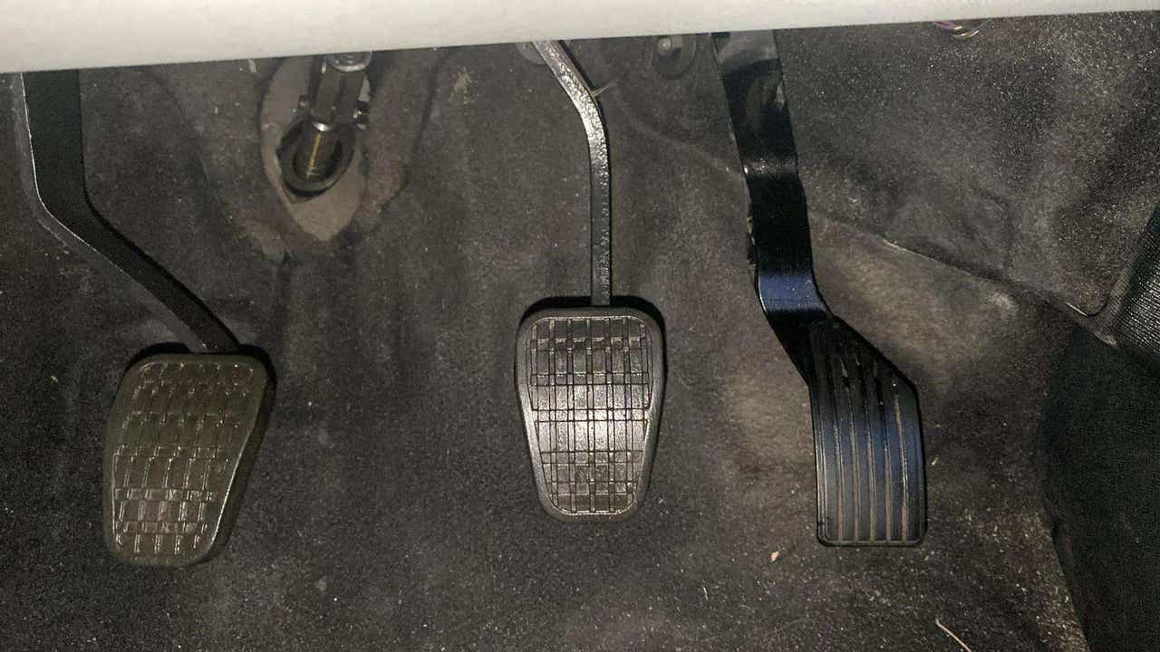 Foot pedal area of a Tata Nexon 2017-2023