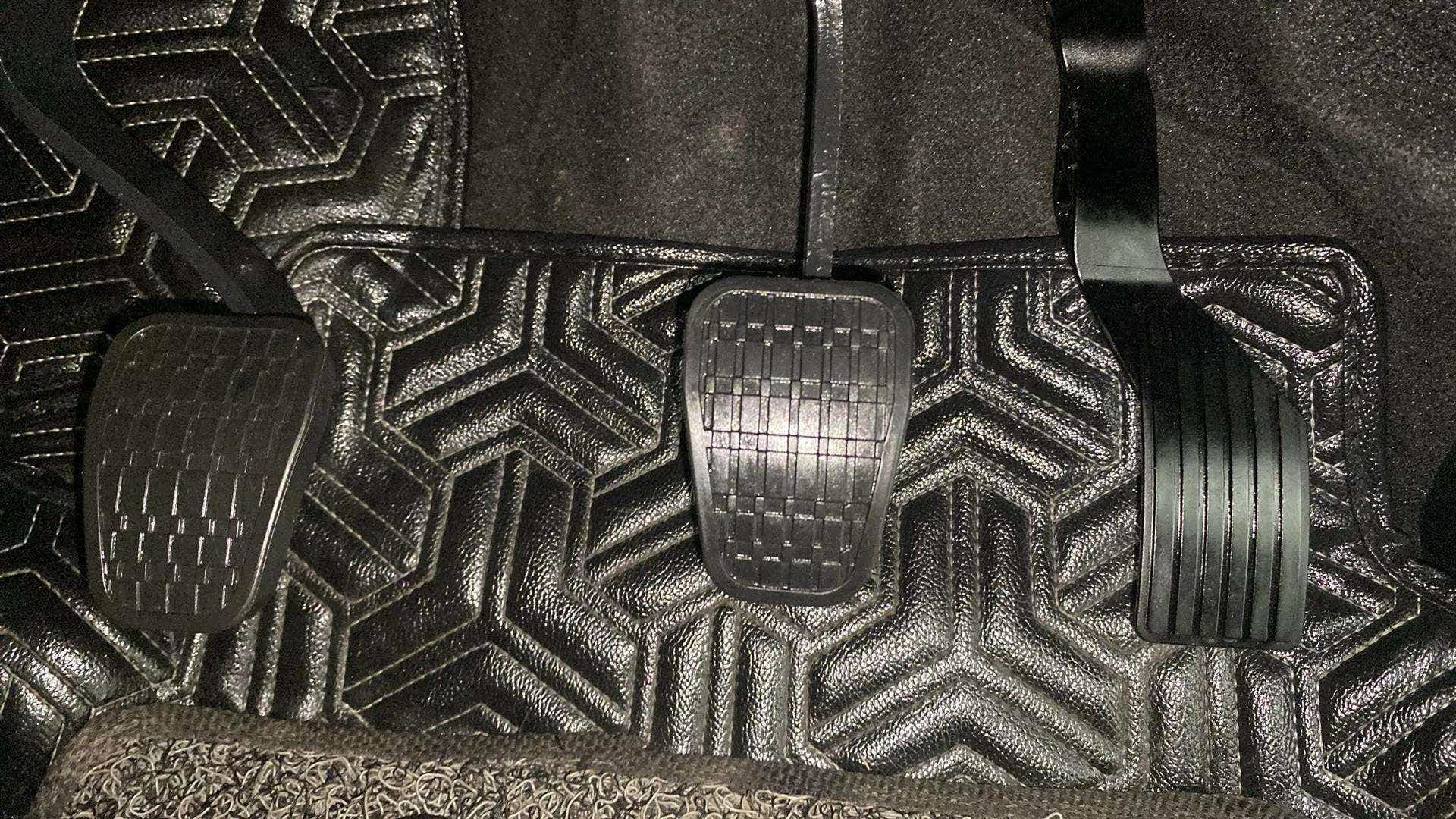 Pedal area of a Tata Nexon 2017-2023