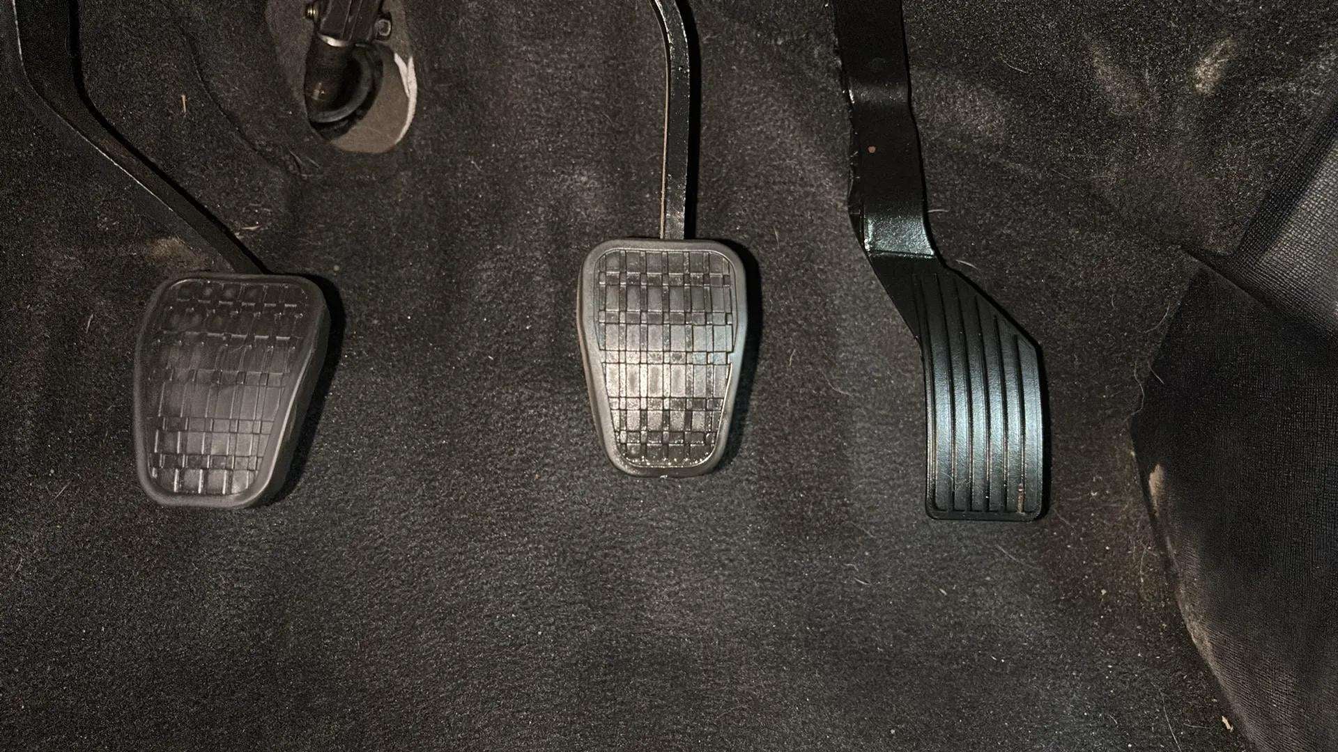 Pedal area of a Tata Nexon