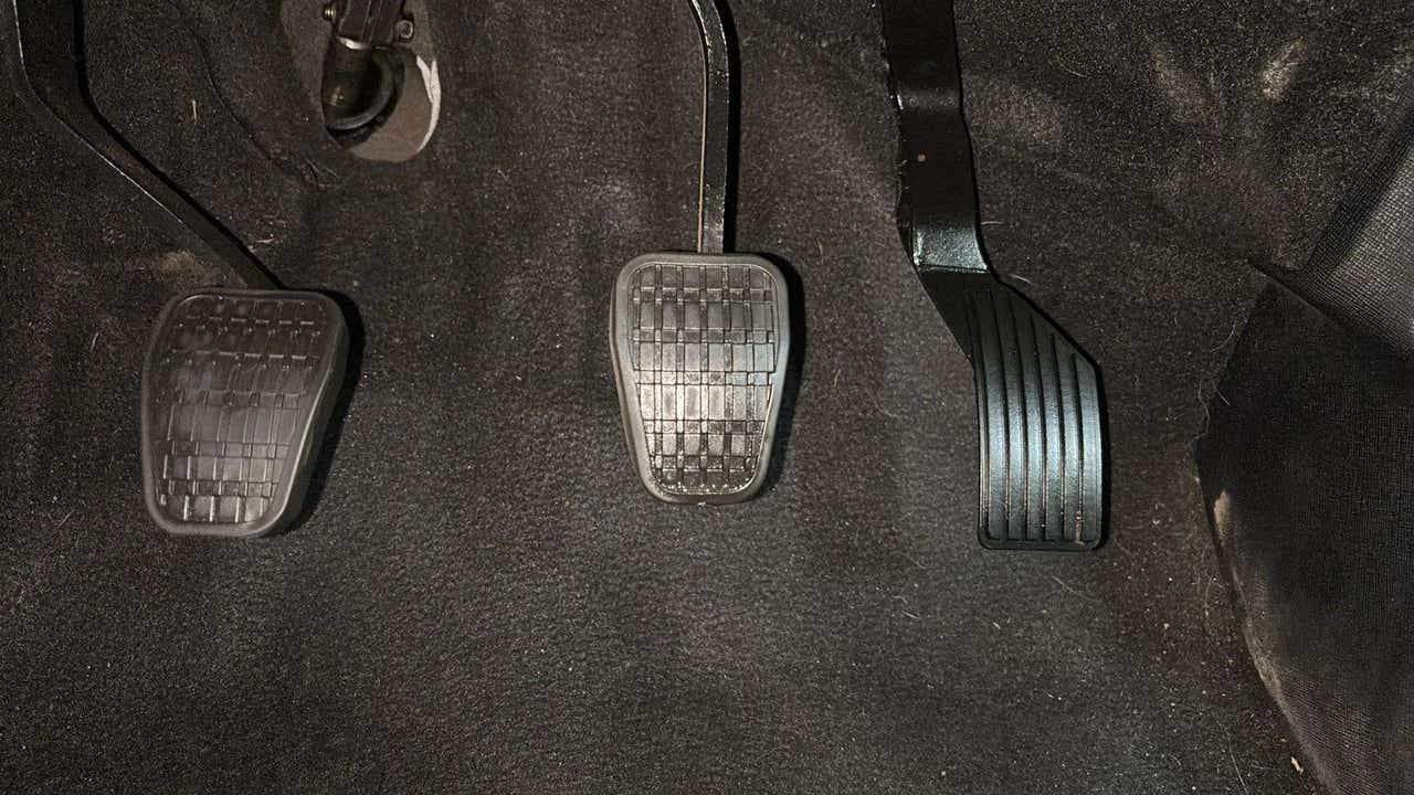 Pedal area of a Tata Nexon