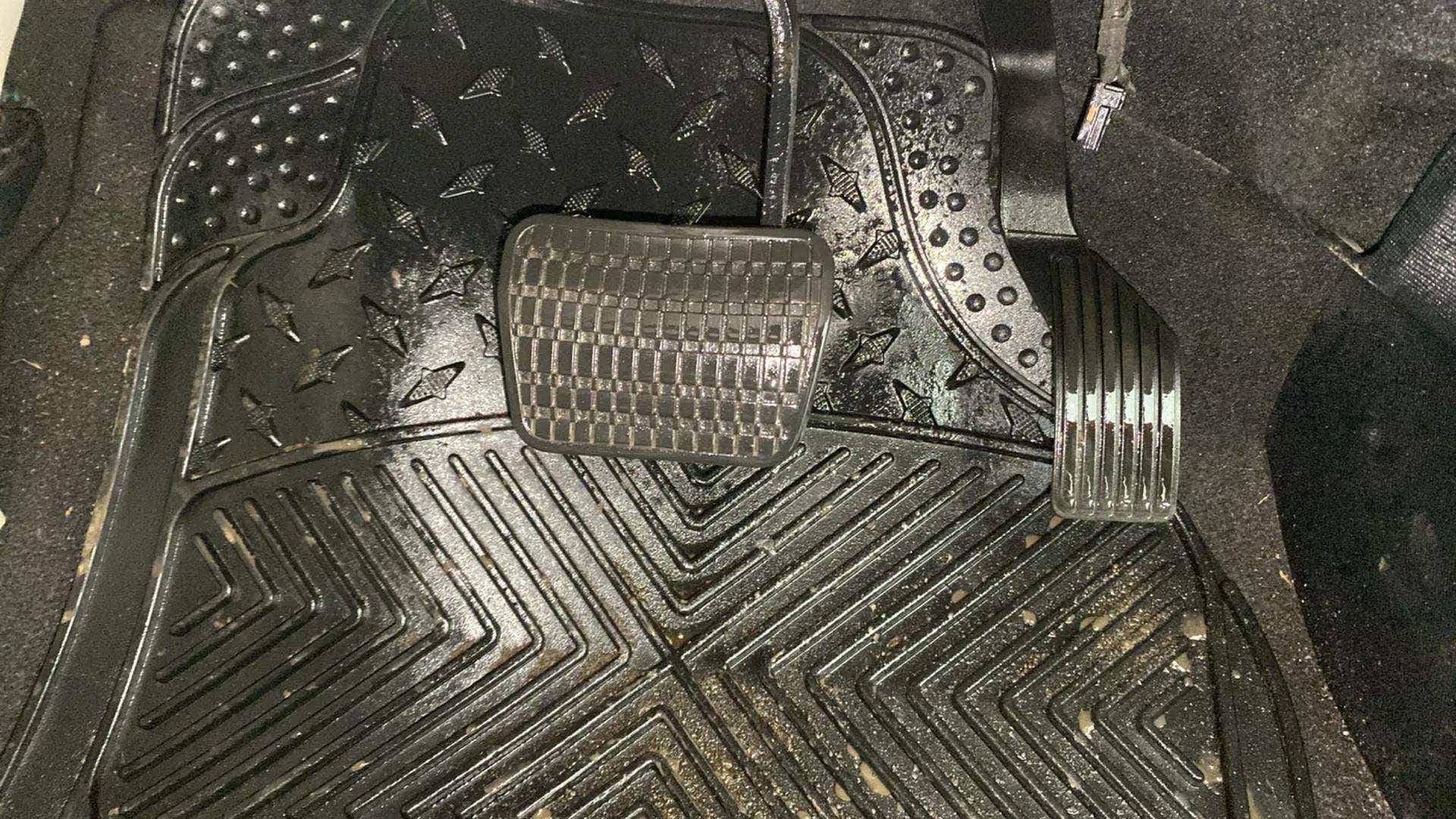 Footwell and pedals of a Tata Nexon 2017-2023