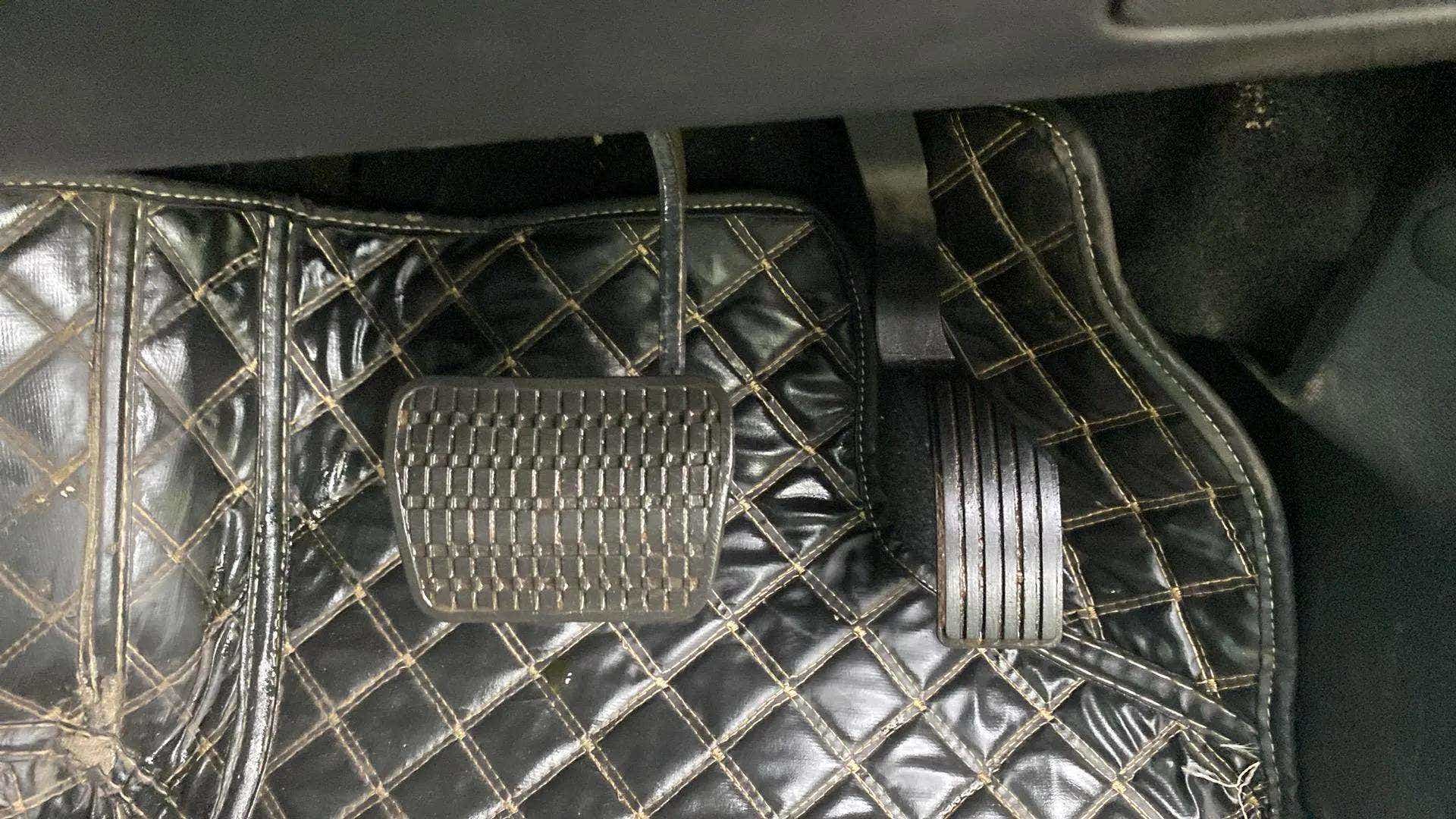 Footwell of a Tata Nexon 2017-2023 with pedals visible