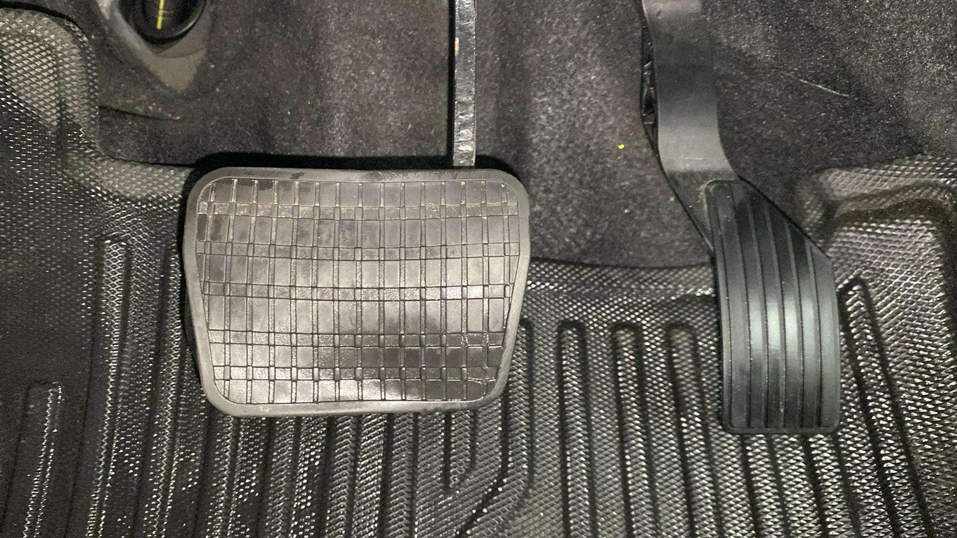 Foot pedals area of a Tata Nexon 2017-2023