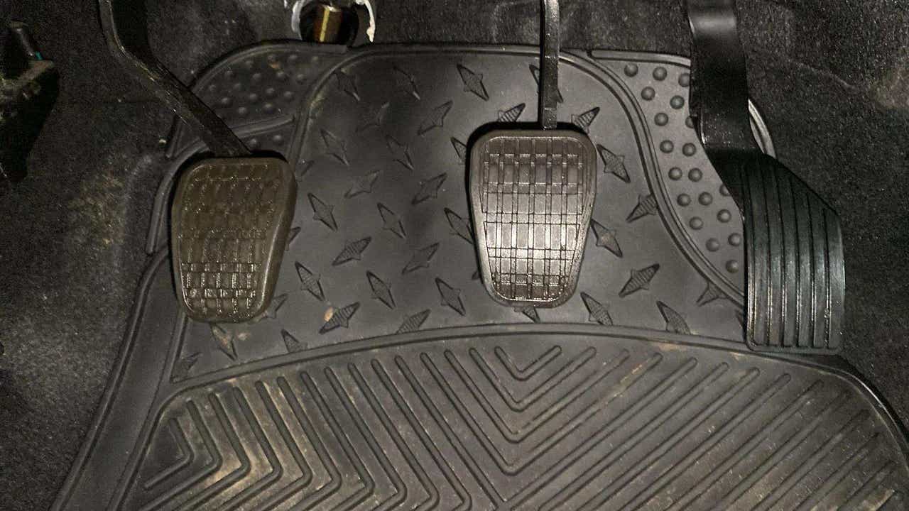 Foot pedal area of a Tata Nexon