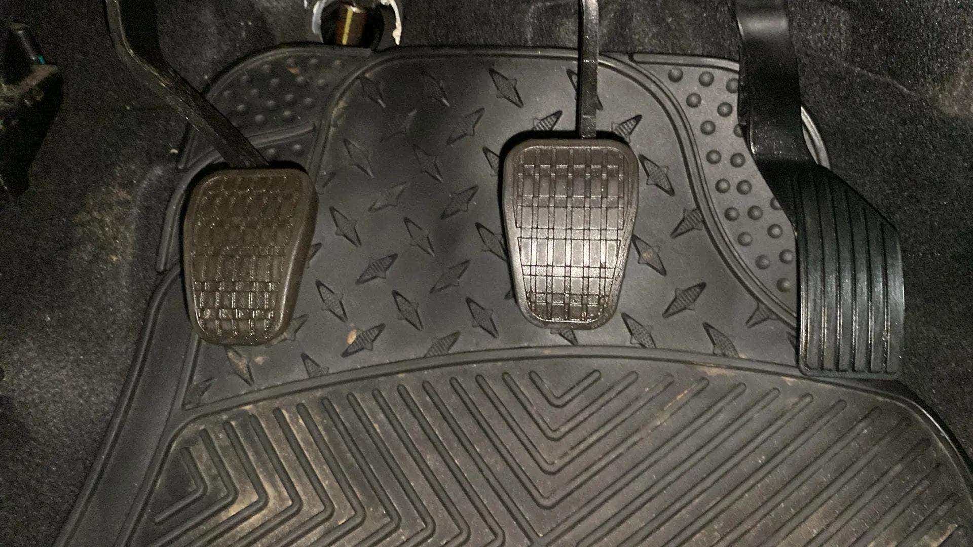 Foot pedal area of a Tata Nexon