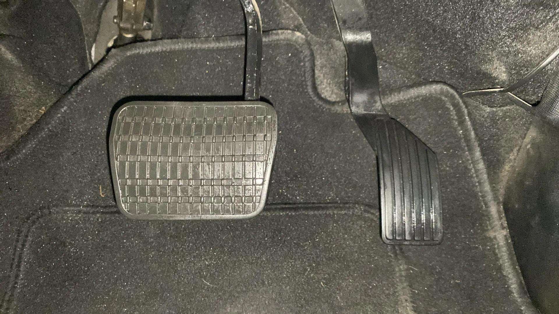 Footwell pedals view of a Tata Nexon 2017-2023