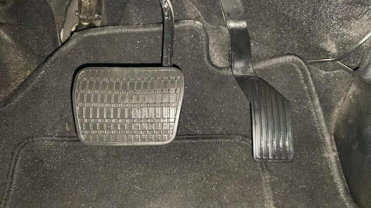 Footwell pedals view of a Tata Nexon 2017-2023
