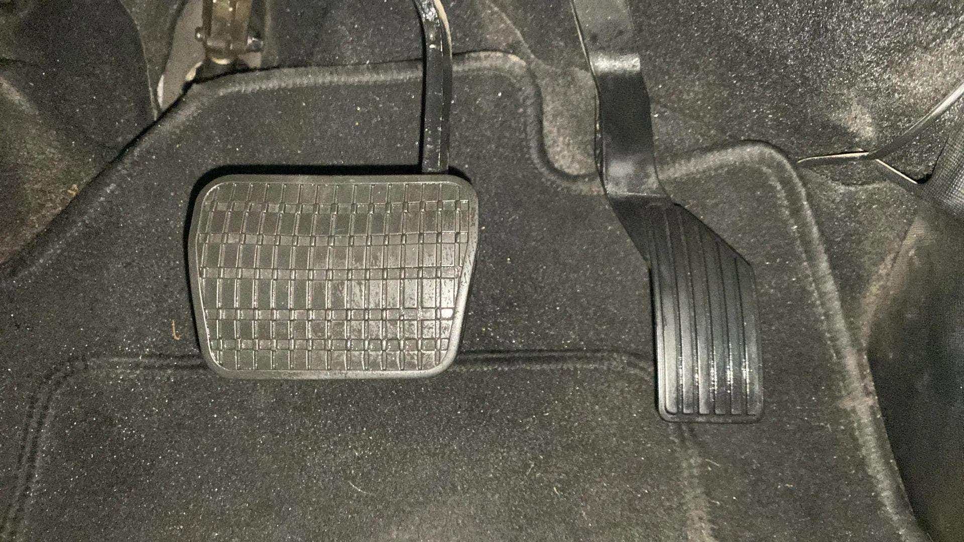 Footwell pedals view of a Tata Nexon 2017-2023