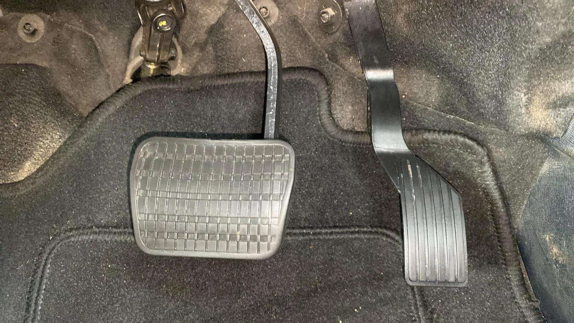 Footwell pedals of a Tata Nexon 2017-2023